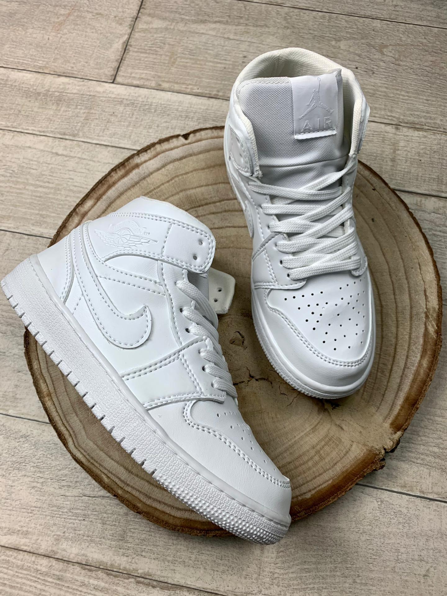 AJ1 High White