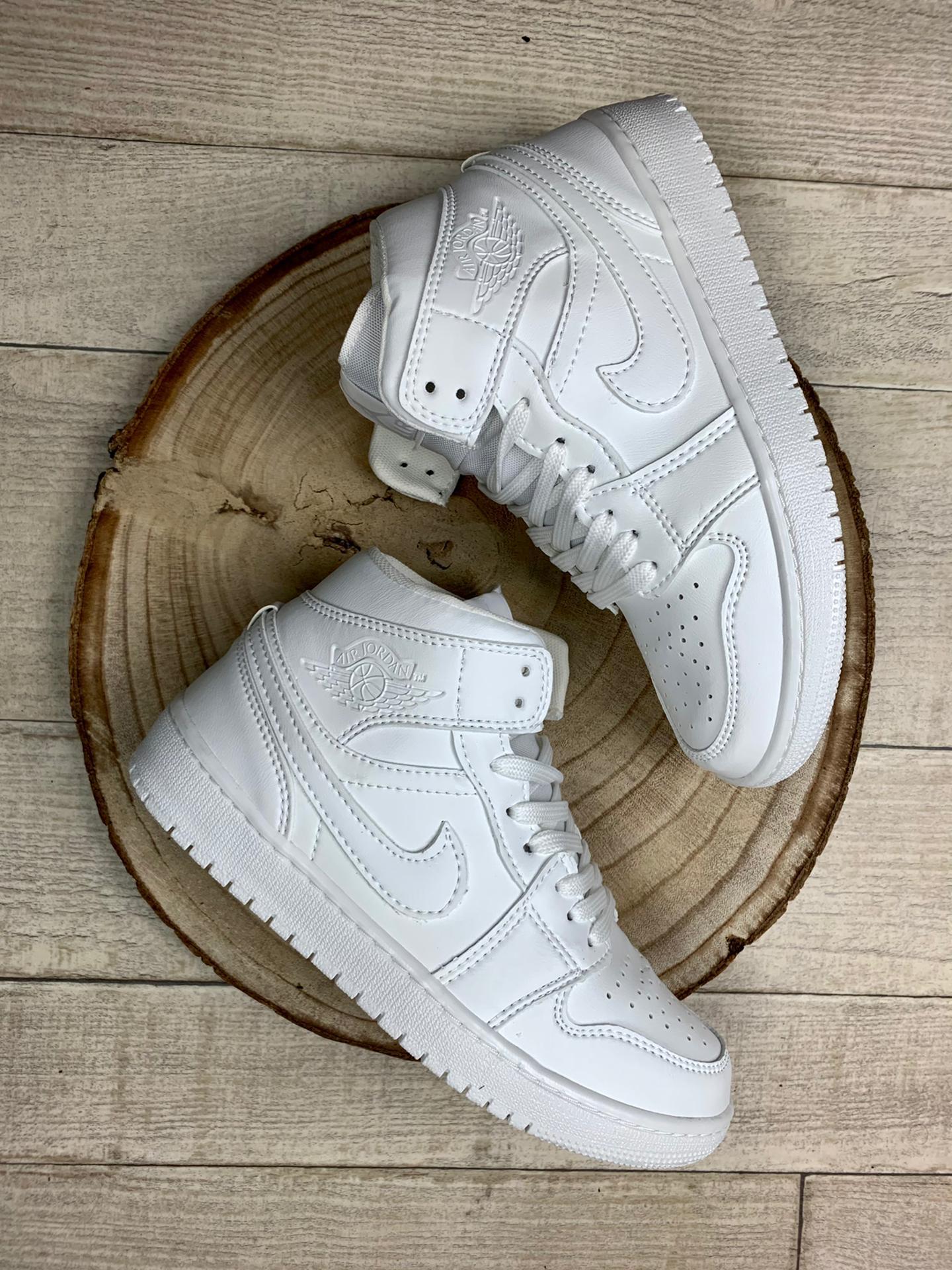 AJ1 High White