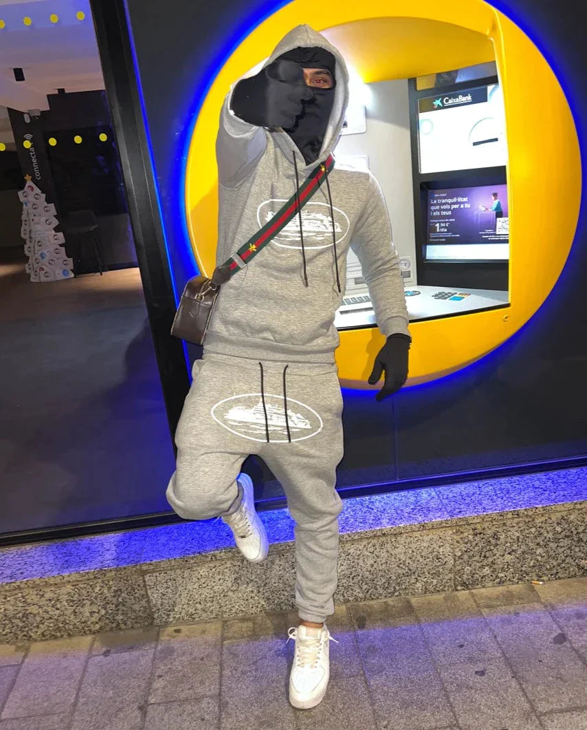 Chándal Corteiz "2k23" Grey