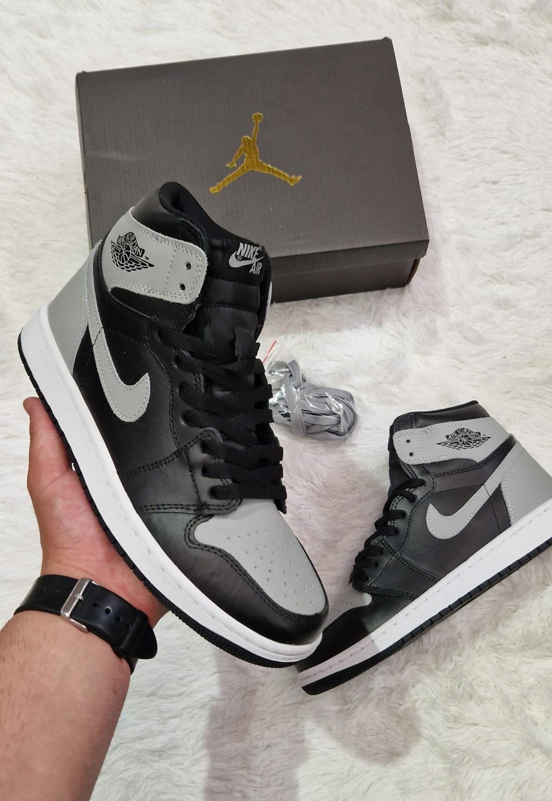AJ1 "Black and Gray"